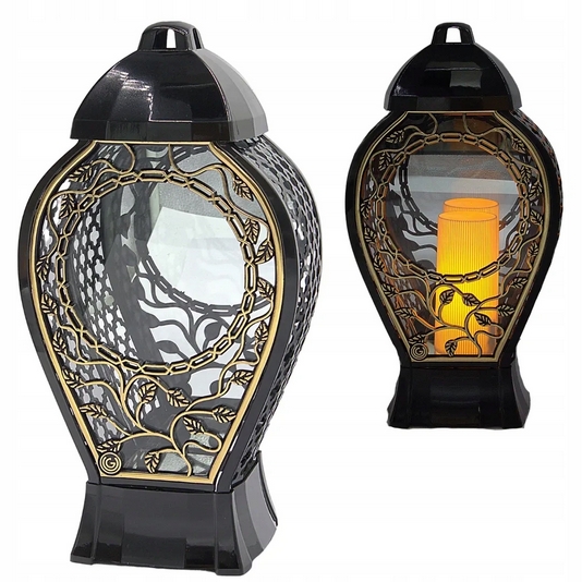 Elegantný Lampáš Váza R5 Zlatý LG52 s Dekoratívnym Ažurom